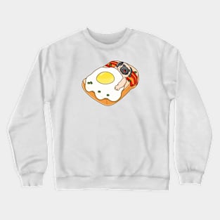 Sleeping Pug Crewneck Sweatshirt